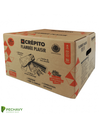 Kit Flambée Plaisir – kit tout en un pour vos premières flambées. Kit feu de bois en toute simplicité.