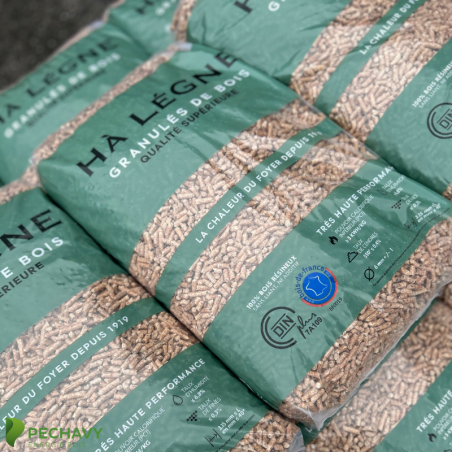 Hà Légne Vert - 1/2 palette (33 sacs de 15kg)
