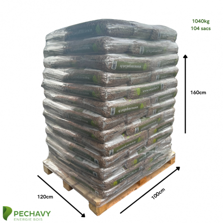 Verpellet - Palette (104 sacs de 10kg)