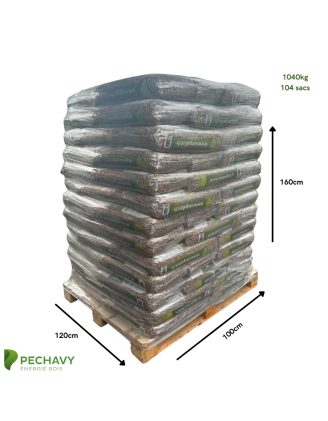 Verpellet - Palette (104 sacs de 10kg)