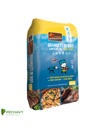 Granulés de bois spécial cuisson, bois de hêtre et français
