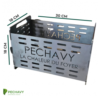 Panier brûleur à pellets pour appareil à bois