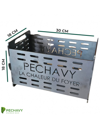 Panier brûleur à pellets pour appareils à bois