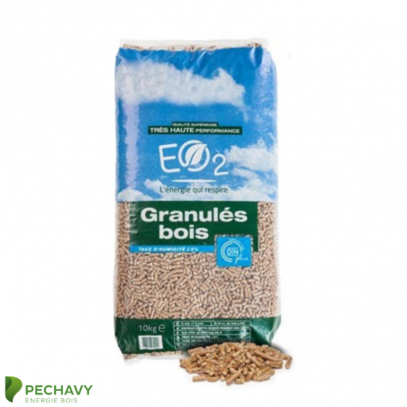 sac de granulés de bois EO2 en 10kg