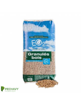 sac de granulés de bois EO2 en 10kg