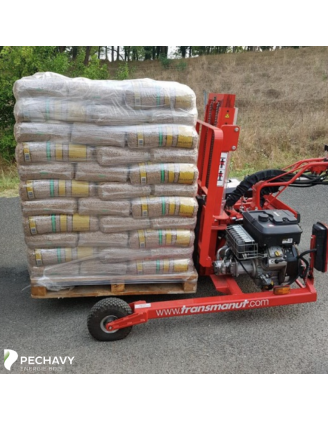 Granulés de bois résineux de la marque Hà Lègne Orange pour le chauffage de votre habitation en palette de 77 sacs certifiés