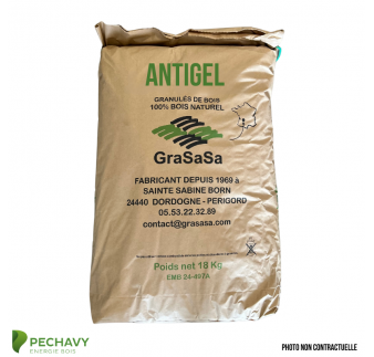 Granulés de bois déclassés pour lutte antigel des vignes, cultures et vergers agricoles.