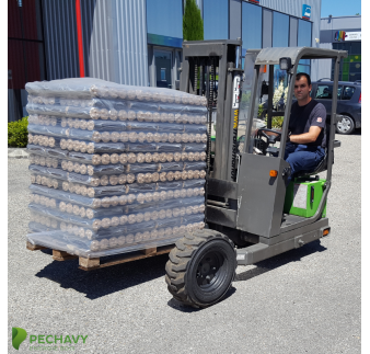 Bûches densifiées - Palette (126 packs de 5 bûches)