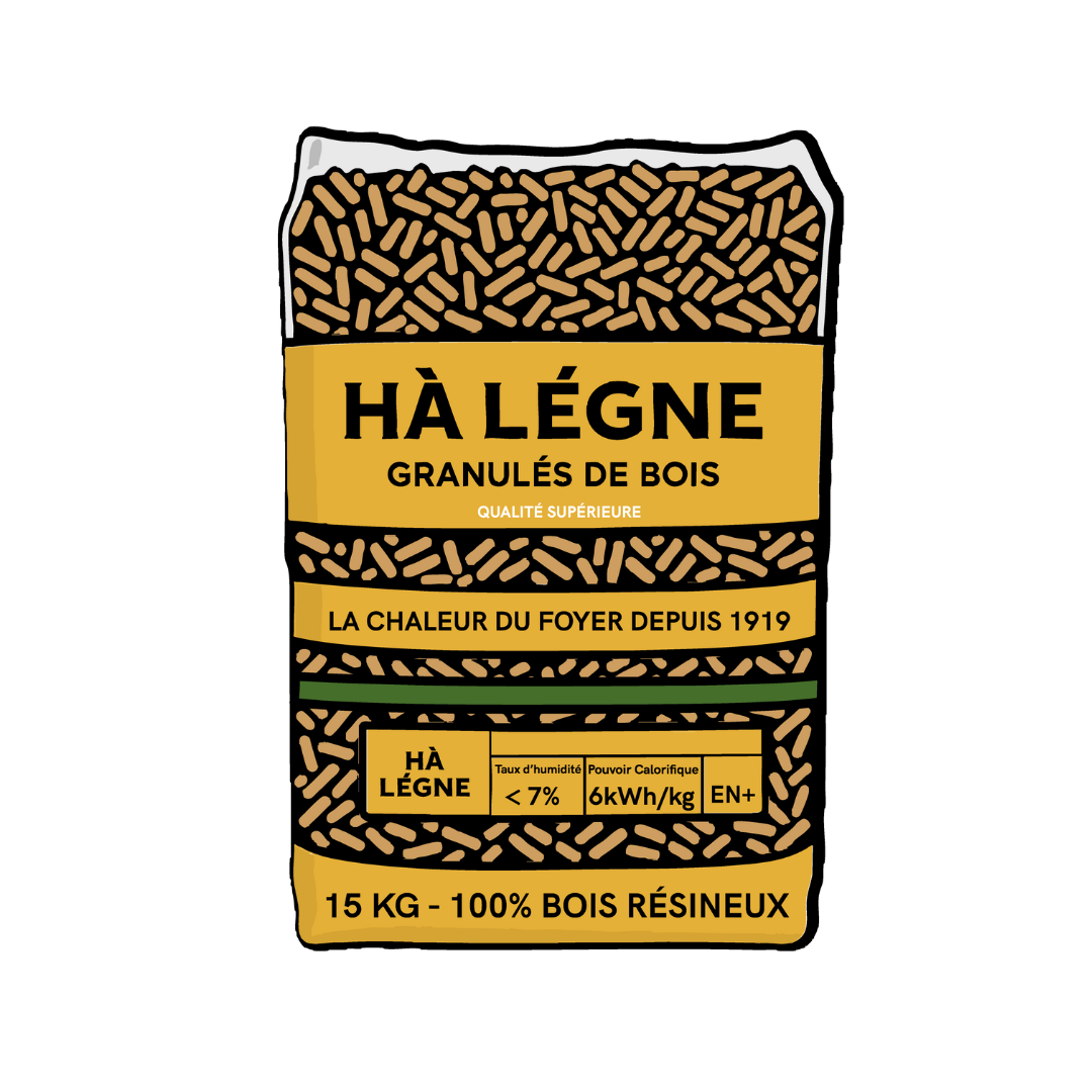grabulés de bois en sac - Hà Lègne 