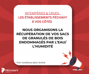 Intempéries et crues : le soutien des établissements Péchavy