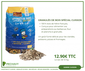 Granulés de bois spécial cuisson 