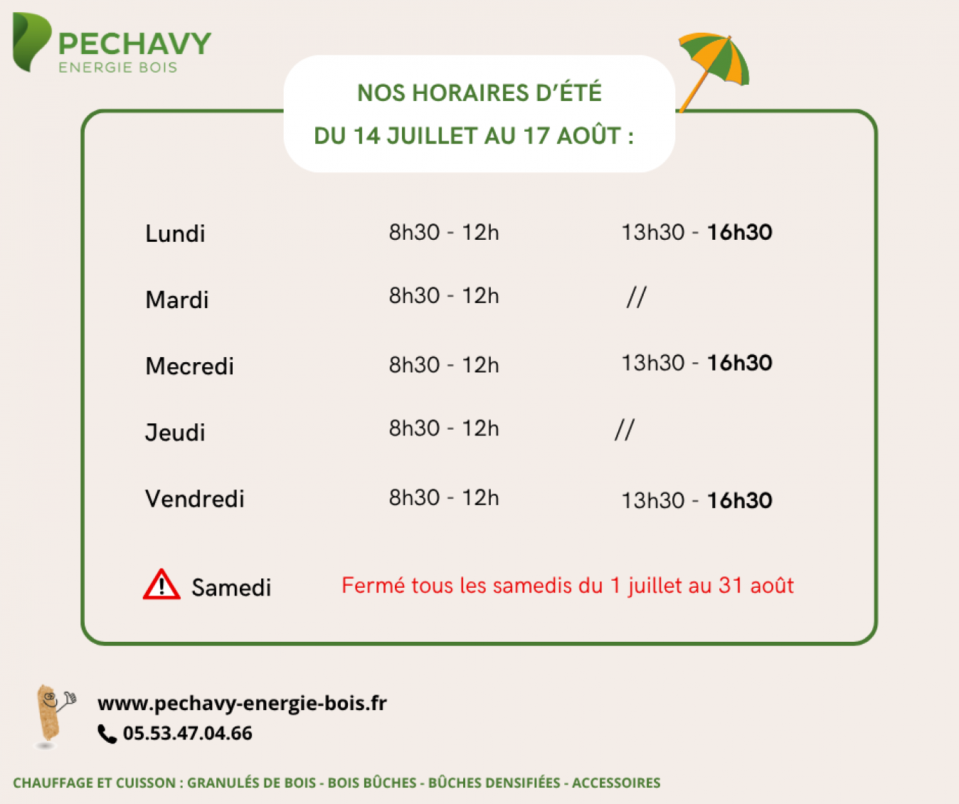 Changement d’horaire pour le drive d'Agen