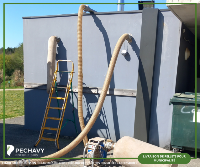 Livraison de pellets pour une municipalité dans les Landes (40) : un projet de chauffage biomasse performant et durable