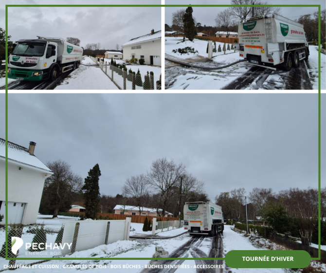 C’était il y a tout pile un mois … neige et verglas❄️